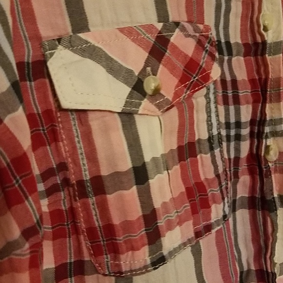 **2 for $15**Plaid Button Down - Picture 2 of 2